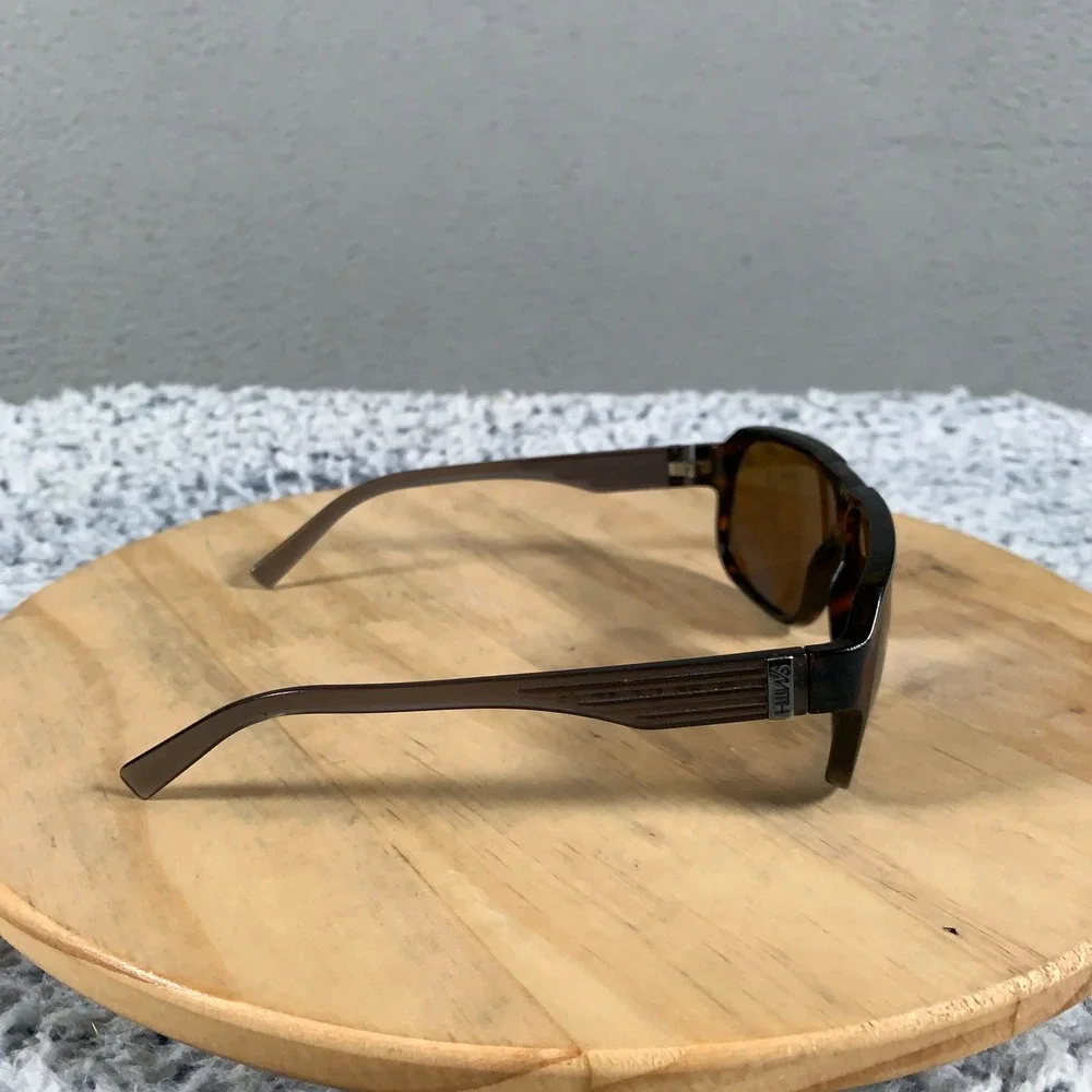Smith Havana Sunglasses Unisex One Size Dark Tortoise Brown Polarized Flat Top
